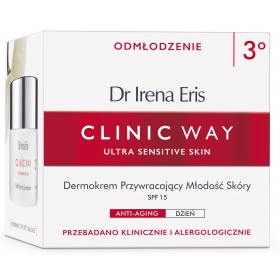 DR IRENA ERIS CLINIC WAY 3° DERMOKREM PRZYWRACAJĄCY MŁODOŚĆ SKÓRY NA DZIEŃ 50 ML